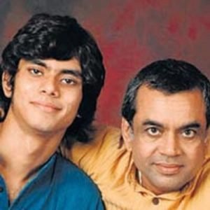 Aditya Rawal with father Paresh rawal