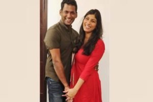 Anisha Alla with vishal